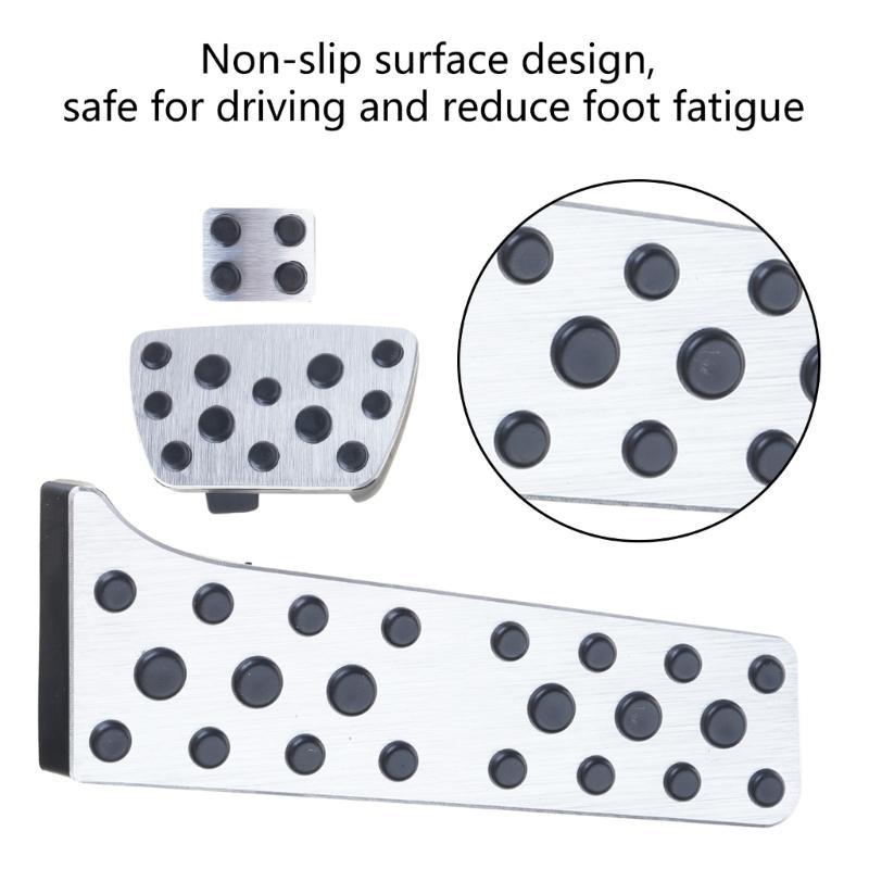 3Pcs Auto Brake Pedal Non-Drilling Cover Footrest Pad for Lander 2020-2022ES/LS 2020-2022