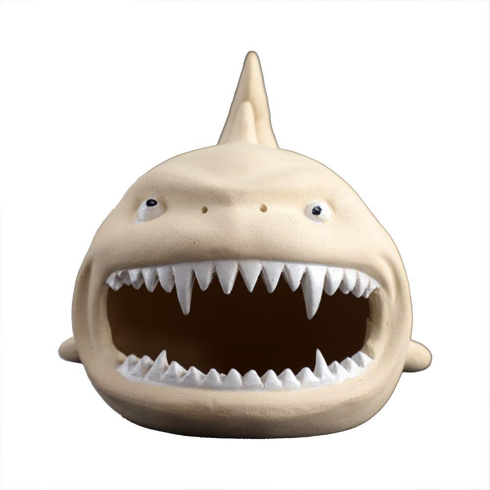 Scalding-Proof Incense Burner Cartoon Shark Decor Cute Shark Incense Holder Indoor Use