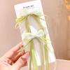 Gradient Silk Yarn Bow Butterfly Hairpin for Kids – Fairytale Style