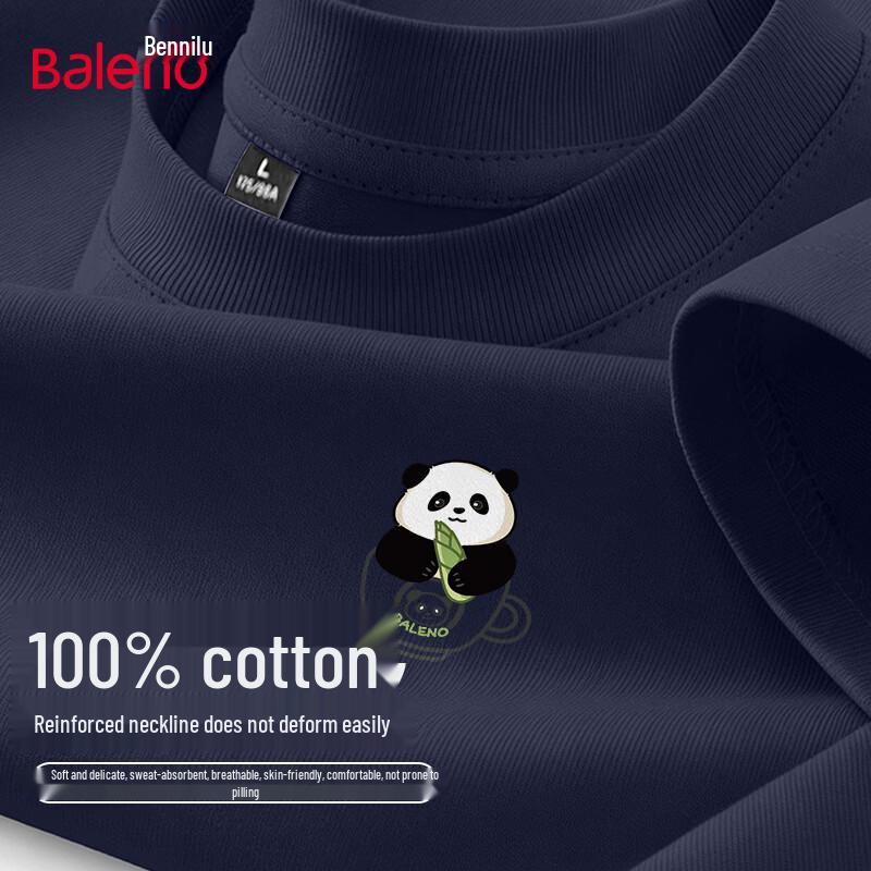 Baleno Men s Cotton JPB Teacup Panda T-Shirt L