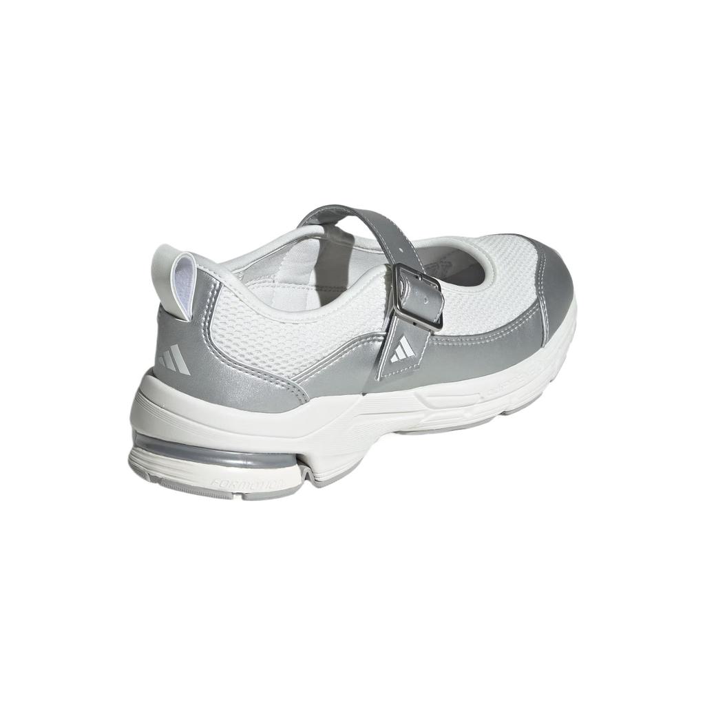 Adidas Fos Formotion Fabric Comfortable Fashion Trendy Minimalist Thick Sole Mary Jane Shoes Women Shoes Silver Gray JR7117