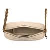Tory Burch Kira Double T Logo Herringbone Stripe Zipper Camera Bag Women Shoulder Bag New-Cream 152353-122
