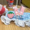 Pet Blue Grid Breathable Strap Hamesses Traction Outward Rope Comparison Bear Teddy Marzis Cat Strawberry Set Chest Back