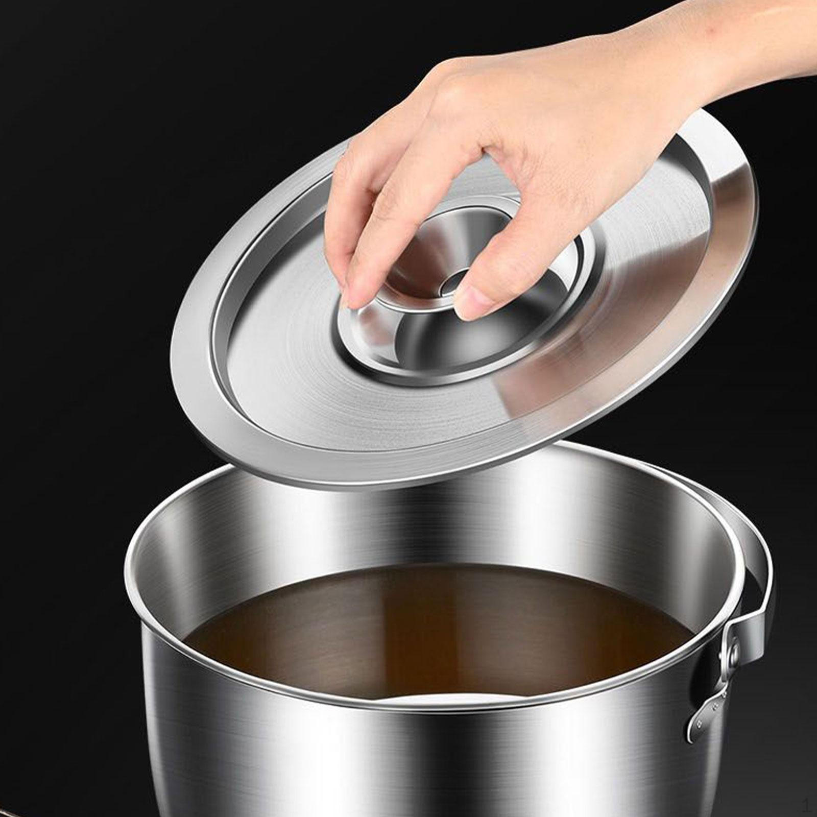 

Походный контейнер-кастрюля многофункциональный с крышкой и ручкой, походная посуда для ресторана, барбекю 2.5L