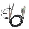 P6100 2Pcs High Precision Oscilloscope Probe 1X 10X 100MHz Alligator Clip Test Probe