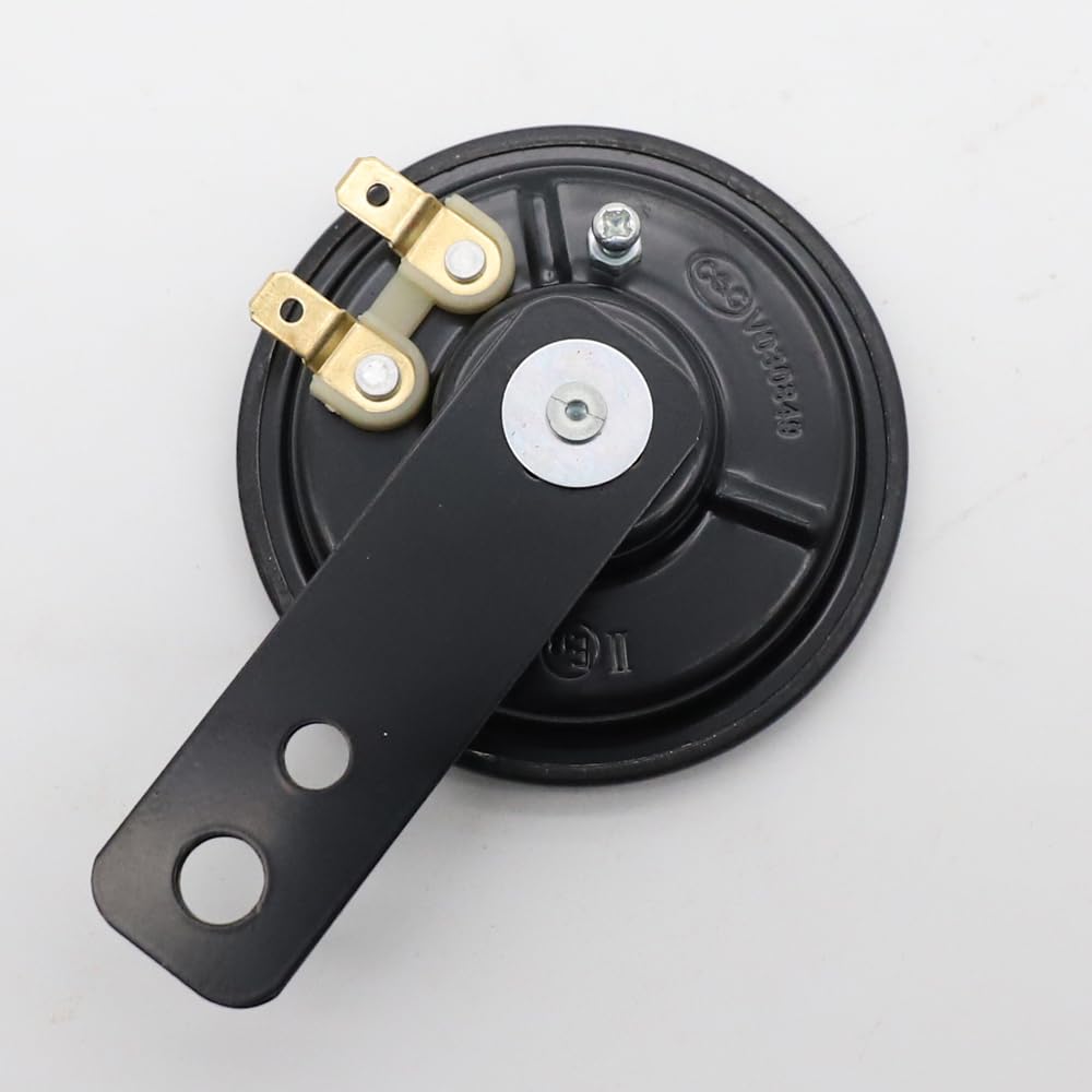 LVEE DL80 Series 70mm Universal Motorcycle Electric Horn Waterproof IPX7 Round Loud Speaker