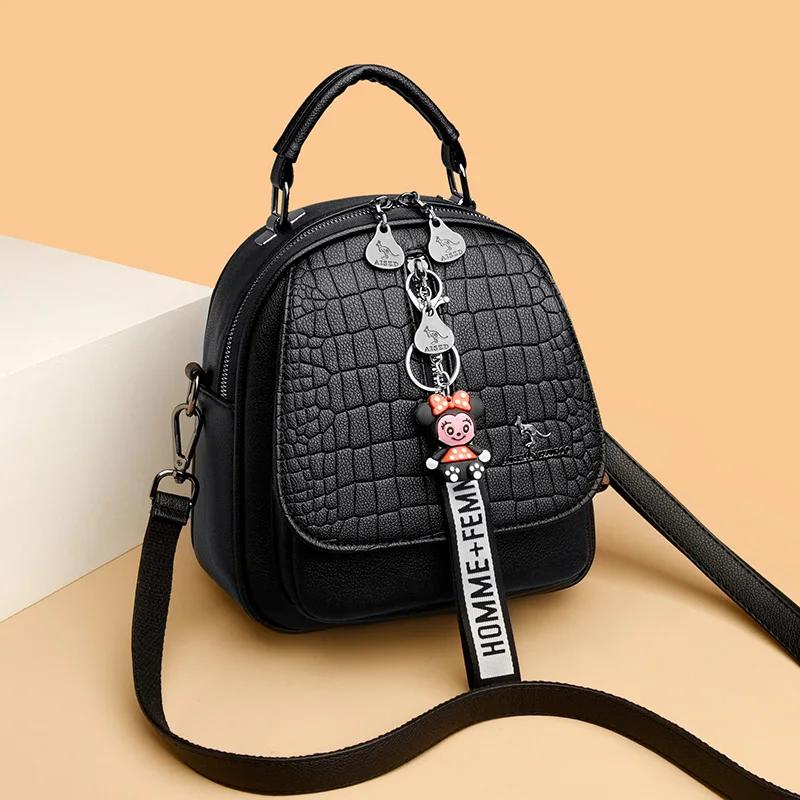 New Fashionable Backpack Women's Bag Fresh Sweet Student School High-capacity Light Bag Backpack Restore Ancient Ways Convenient