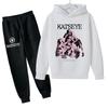 Autumn Girl Group KATSEYE Print Children Hoodies Sets Pants Suit 2 Pcs Sets Kids Boy Girl Clothing Casual Fashion Tracksuits