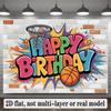 Polyester Party Backdrop Banner, Photo Booth Background, Wall Decor, Party Decoration