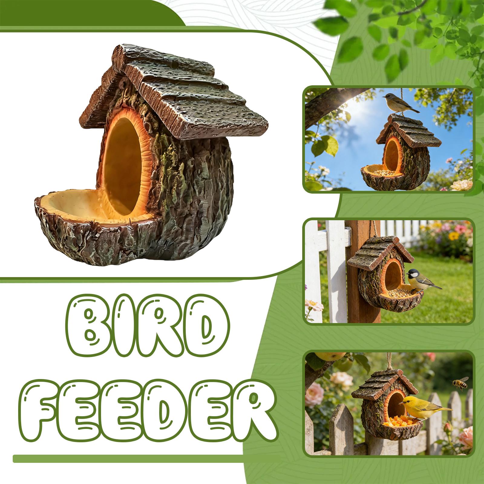 

-shaped Bird Feeder, Open Design, Suitable For Hummingbirds, And Can Be Used Balconies, Gardens, Or Fences. One Size