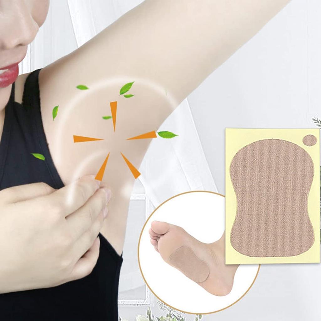 Lanito Sweat Absorbing Armpit Sweat Absorbing Foot Sweat Dirt Guard Sweat Apply Directly To Prevents Sweat Heat Skin Use On Soles of Feet and Unisex
