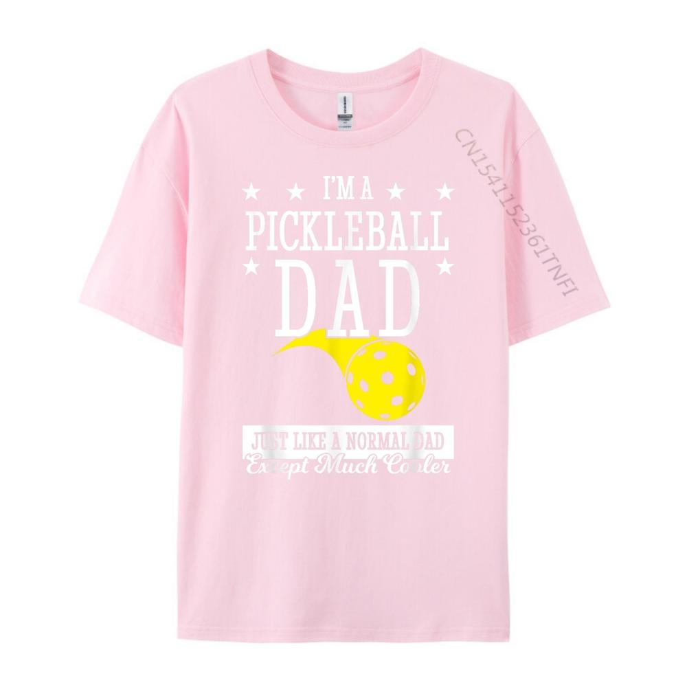 Pickleball Dad Much Cooler Teeshirt Shirts Gift White Graphic Tee Mens TShirts Printed On