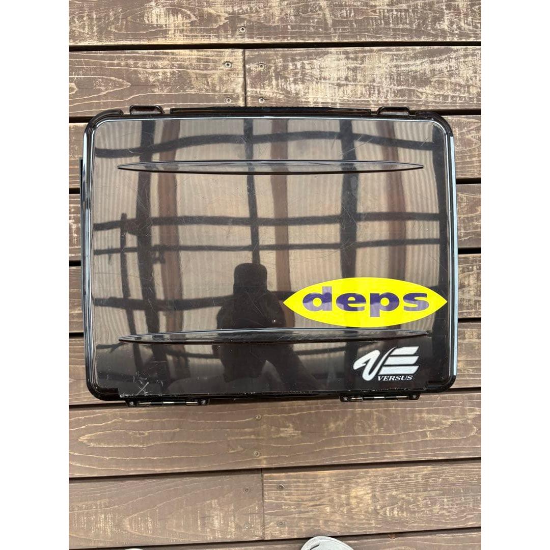 Used deps VERSUS Tackle Box Black Lure.Worm Bulk Sale