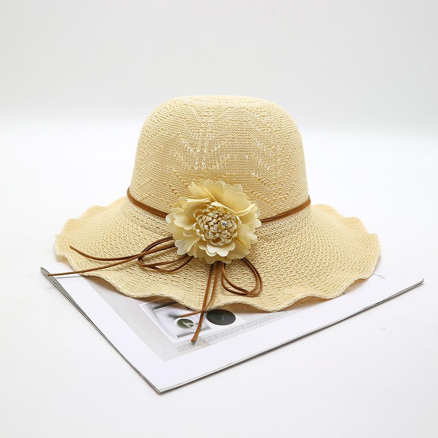 Women's Straw Hat with Large Brim, Summer Shading, Sweet and Versatile Cool Hat, Seaside Beach Hat, Sunscreen Hat, Women's Model