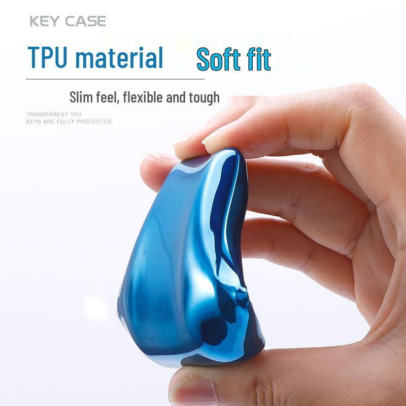 Mercedes Key Case Half-Pack for C260L/E300L/S350/GLE/GLS/GLC/A-Class - Shell Buckle Design