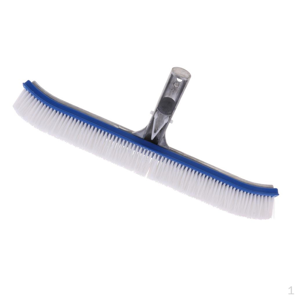18inch PVC Plastic Brush Head for Swimming Pool/Pond/Hot Tub Cleaning, with Aluminum Clip Handle
