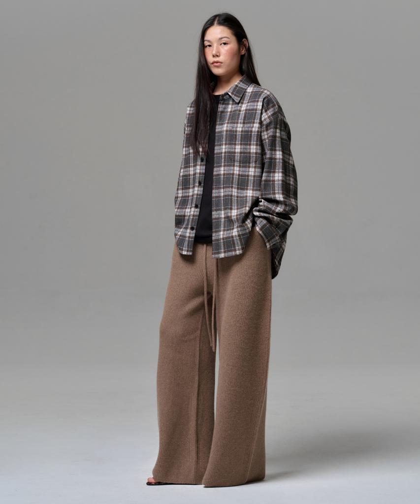 ERA Unisex Vintage Check Shirt - Gray