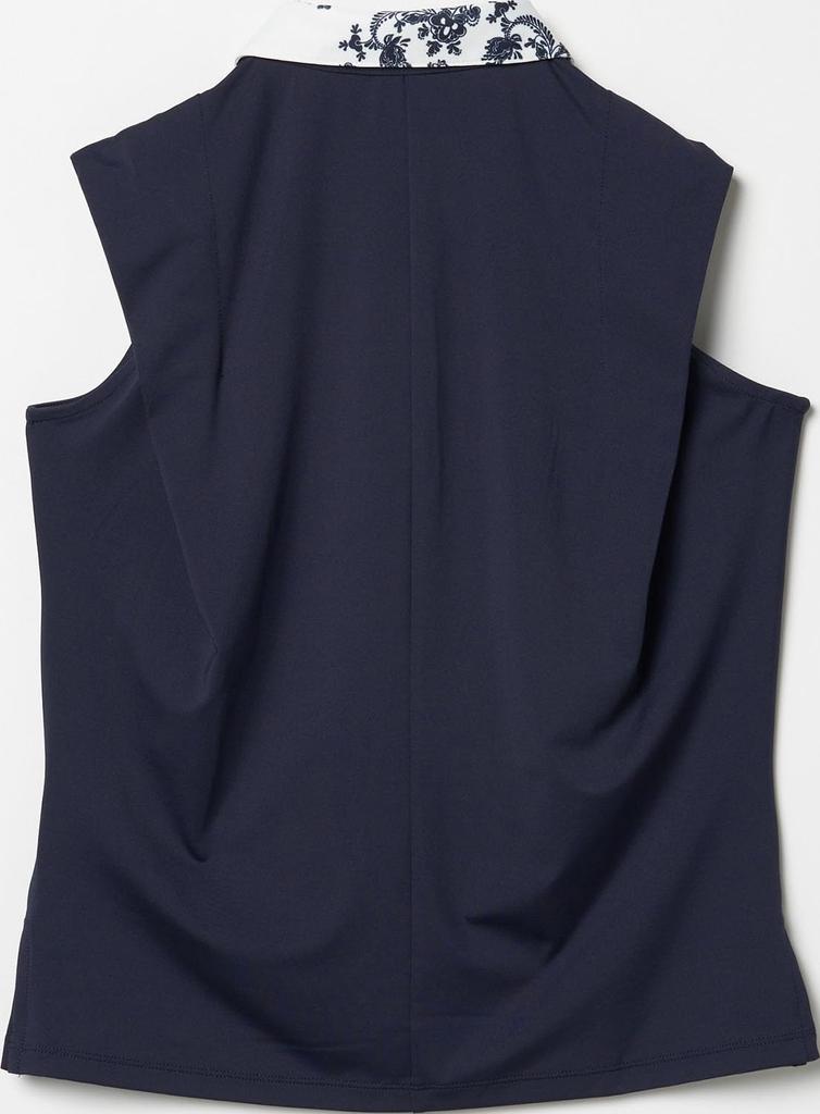 Botanical Beaten Water Quick UV Cool Antibacterial and Odor Navy [Viva Heart] Sleeveless, Absorbent, Drying, Protection, Touch, Resistant, Women's,