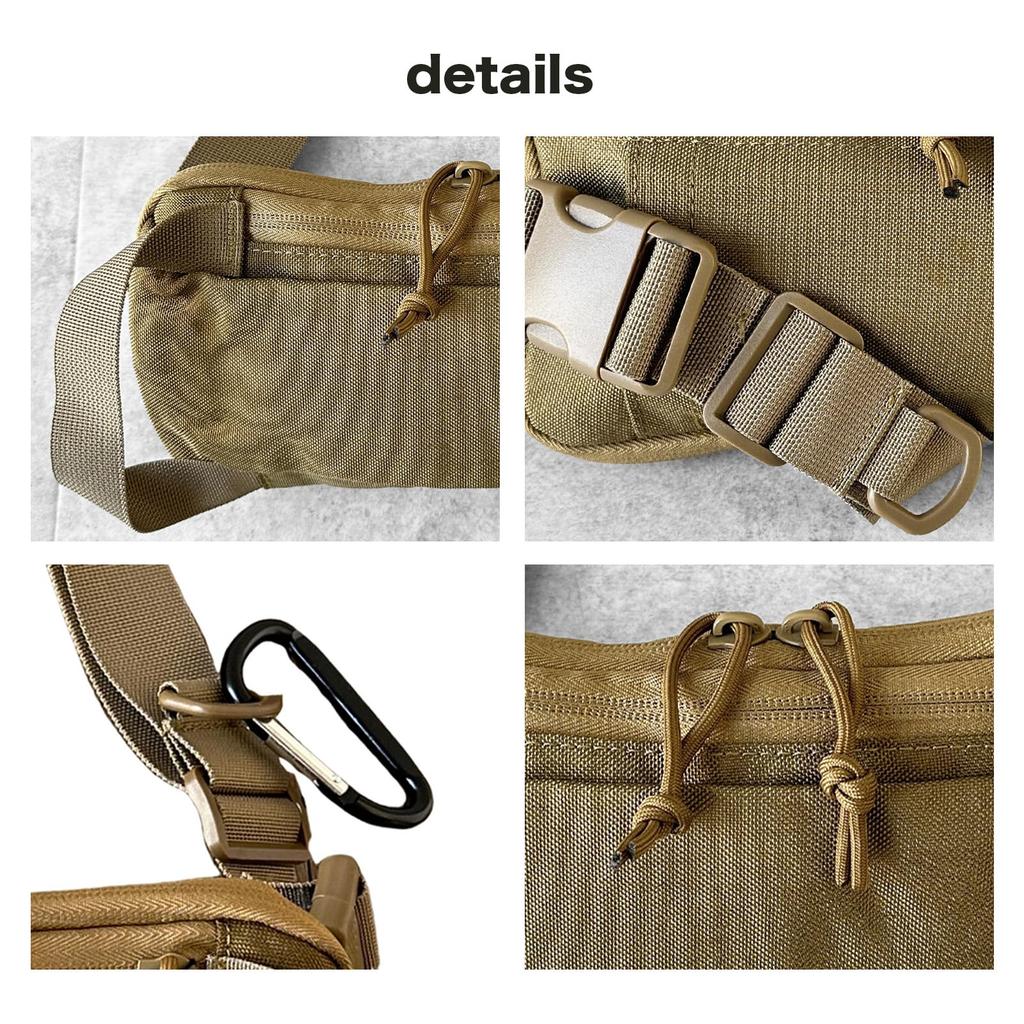 Waist Body for Men and Available In 3 12cm Height X 25cm Width X 2cm Waist Bag with Waist Smartphone Pouch [Holiday A.M.] Pouch, Bag, Women, Colors,