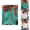 Elegant Womens Long Sleeve Shirts Blouse With Ruffle V Neck And Plus Size Options