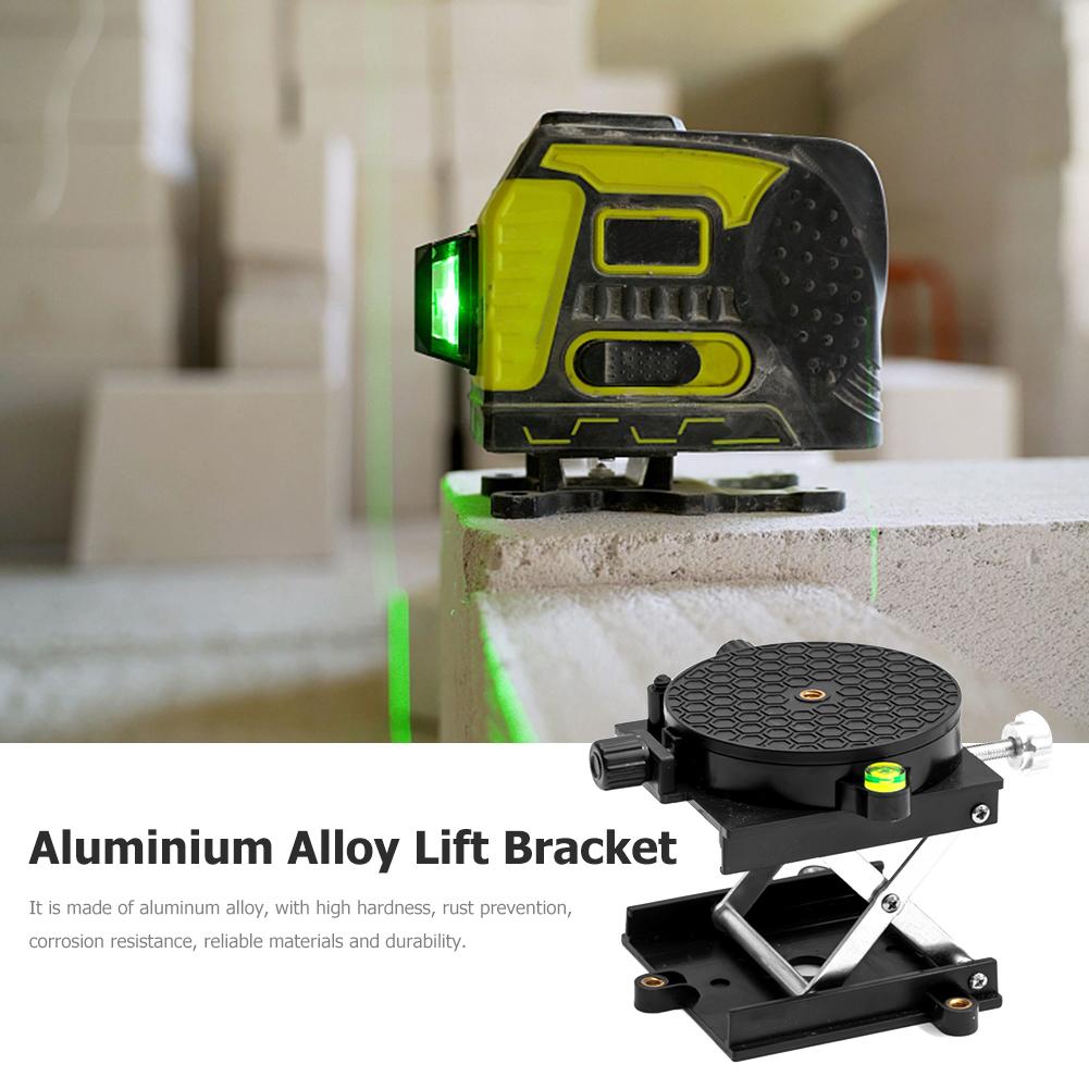 Aluminium Alloy Laser Level Bracket Lab Lift Platform 360 Degree Rotation Table Lifting Stand Workbench Base Woodworking Benches