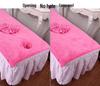 Large Absorbent Bedding Towel with Hole for Massage Therapy Bed