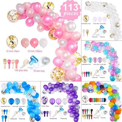 arch balloons for baby shower