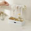 with Drawer Box Jewelry Organizer Double Layer Jewelry Storage Rack  Store Display