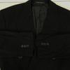 80s-90s Vintage/Emporio Armani/Tailored Jacket/M-L/Black/Double-Breasted/Lightweight(USED)