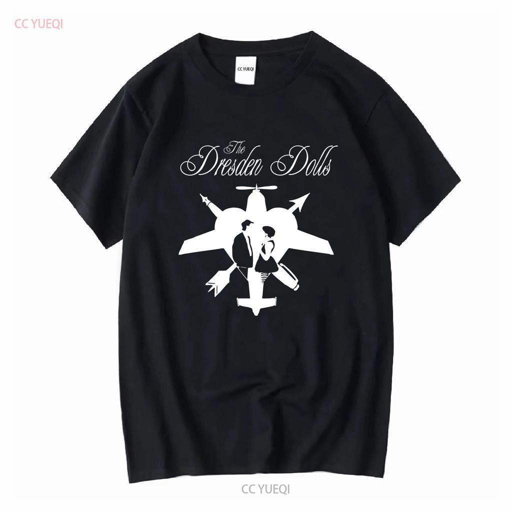 Camiseta The Dresden Dolls tendencia hoT Navidad vintage Lavada Ligeramente hombre ropa de diseñador Transpirable