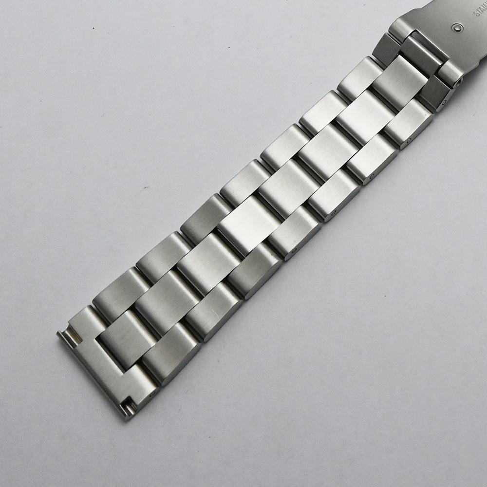 18mm 20mm 22mm 24mm Solidna Stal Nierdzewna Pasek do Zegarka Pasek Metalowy Mężczyźni Kobiety Uniwersalny Metalowa Opaska do Zegarka Bransoleta Klamra Motylkowa