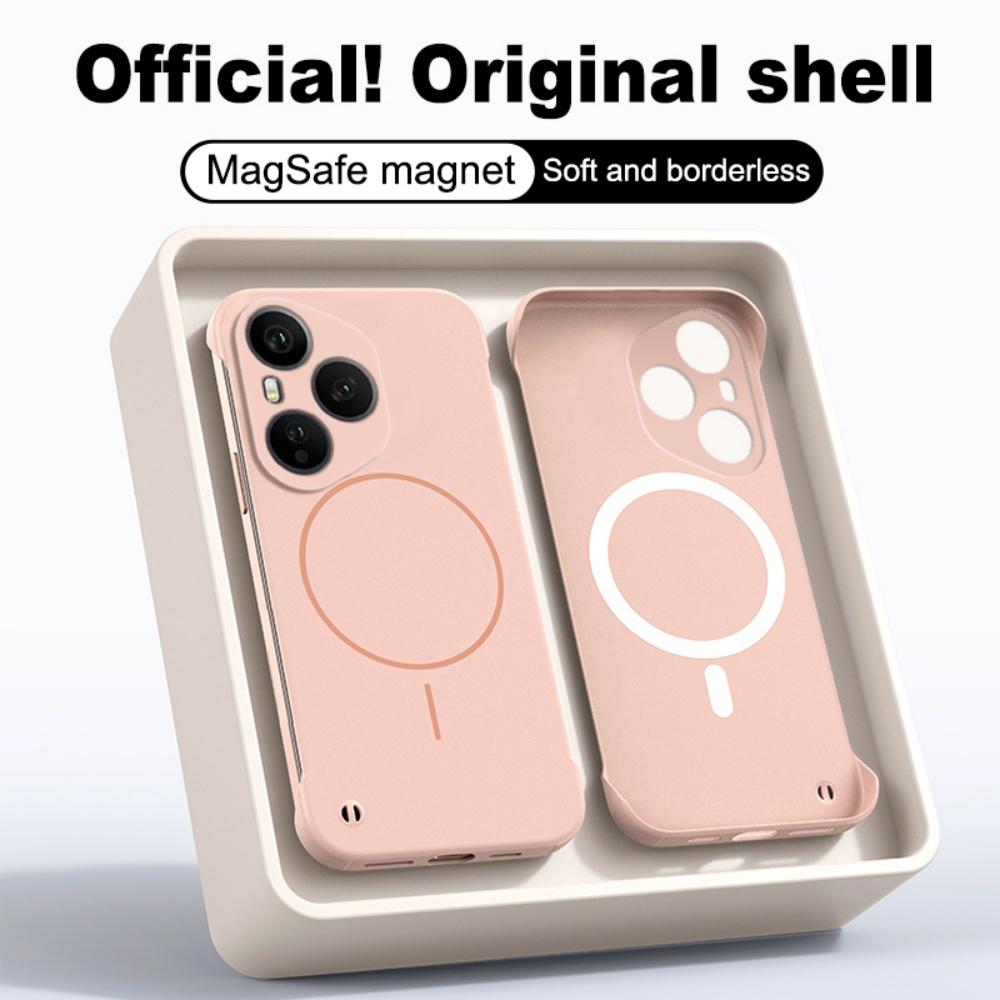 Frameless For Magsafe Magnetic Phone Case For Honor 500 400 300 Magic 8 7 Pro Ultra Wireless Charge Non-Slip Bumper Cover