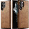 Retro Leather Phone Case for Samsung S26 Ultra - Durable Shockproof Large Cutouts Business Style Full Cover On Samsung S26/S25/S24/S23/S22/Ultra/Plus