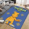 Digimon Agumon Theme Area Rug, Digimon Fan Soft Carpet, Ideal Gift.chl