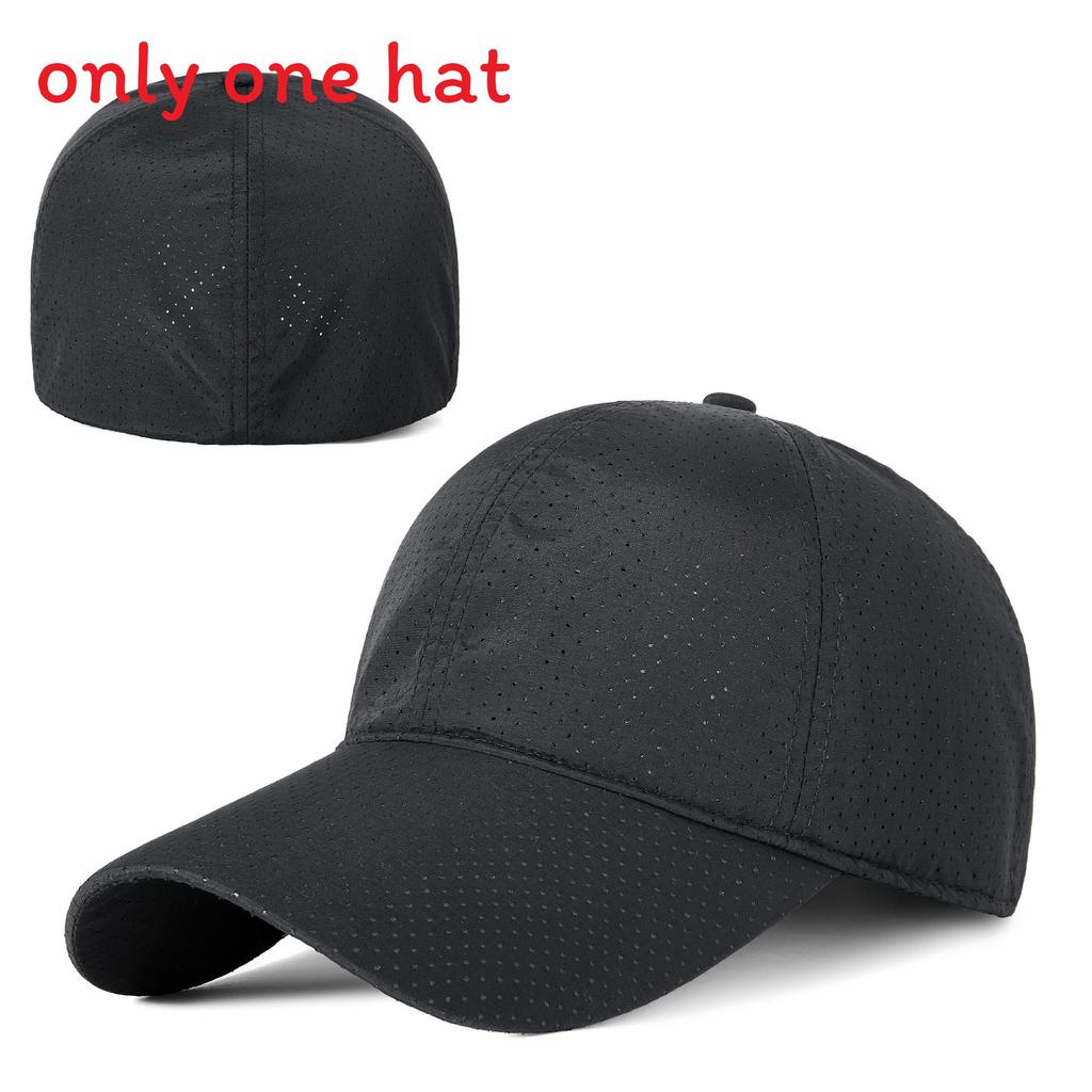 Summer Breathable Sun Protection Baseball Cap With Adjustable Fit For Men And Women