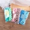Candy Color Women Ponytail Holder Elastic Rubber Band Hair Accessories Korean Style Hair Rope