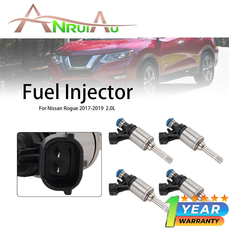 NEW 4PCS  Fuel Injectors 16600-1VA0A 16600-1KC0A Compatible with Nissan Juke Rogue 1.6L 2.0L 2011-