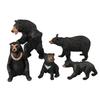Black Bear Model Toy With Realistic For Childrens Play And Collecting