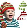 Strickmütze für Baby Warm und gemütlich Weihnachts-Beanie-Mütze Winddichte warme Mütze 6-12M Säuglinge Foto-Requisiten Kopfbedeckung