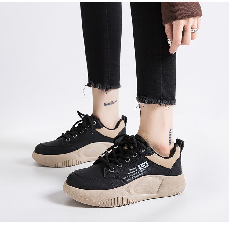 Damenschuhe Dicke Sohle Erhöhte Schuhe Sport Damenschuhe Student Street Casual Board