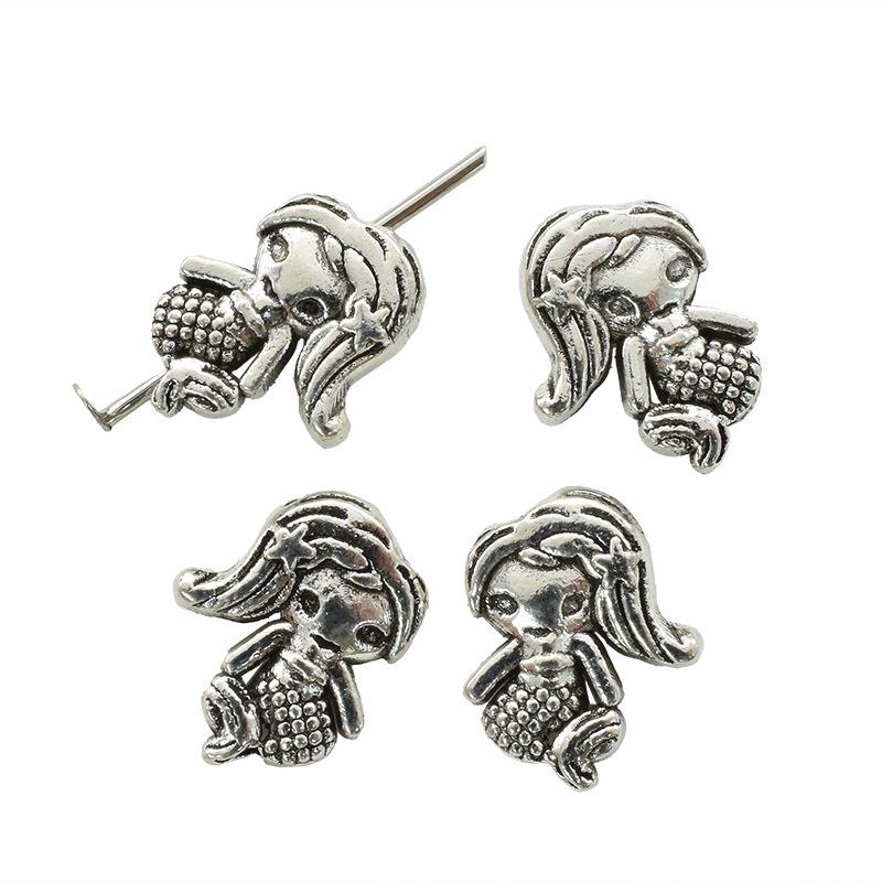 Jūros gyvūnijos „pasidaryk pats“ papuošalų karoliukai: Kriauklės, Jūros žvaigždės, Žuvys ir kt.