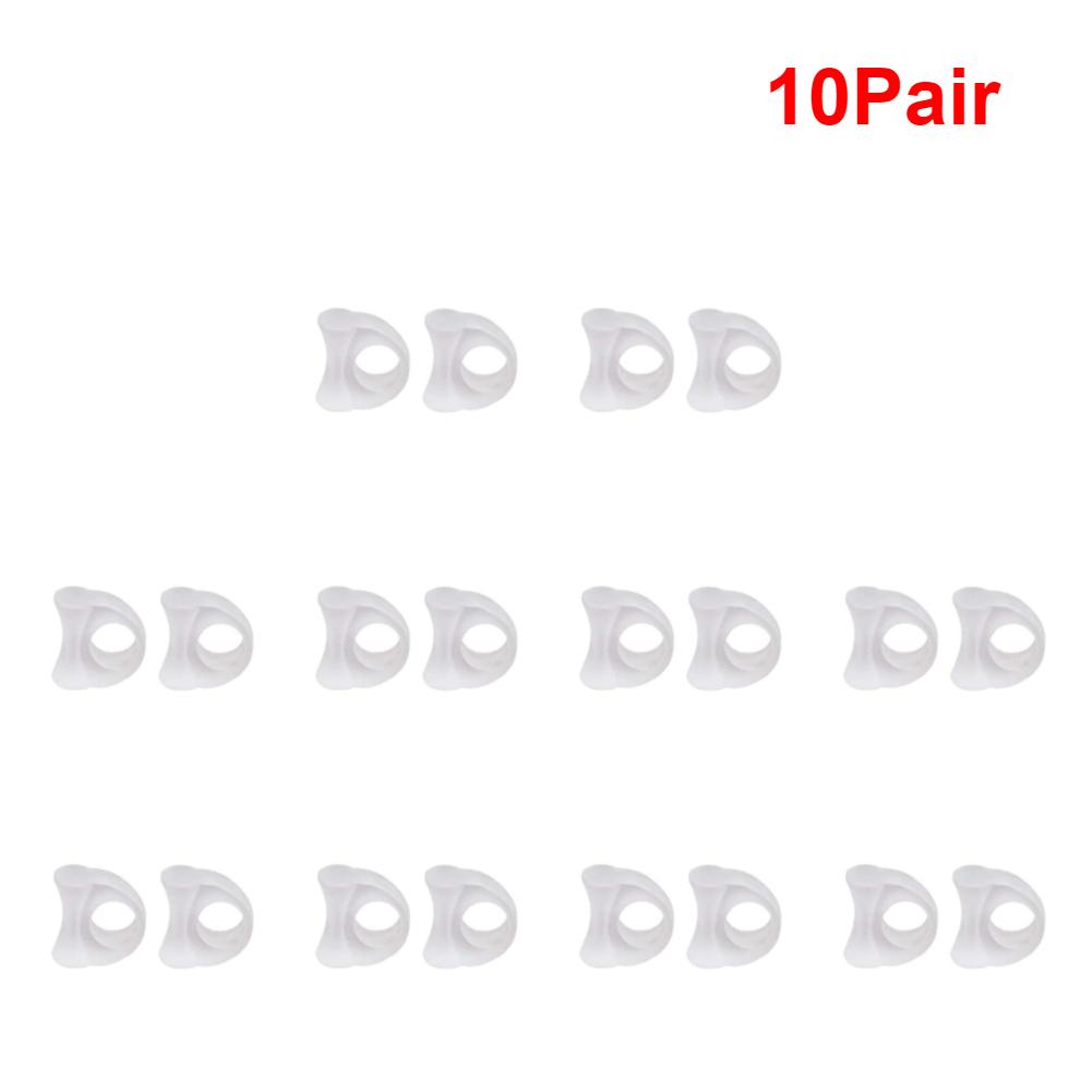 2-20 Stück Zehenkorrekturringe Hammerzehen-Spreizer Hallux-Zehennägel Schutz Trenner Korrektur SEBS Atmungsaktiv Für Fußpflege