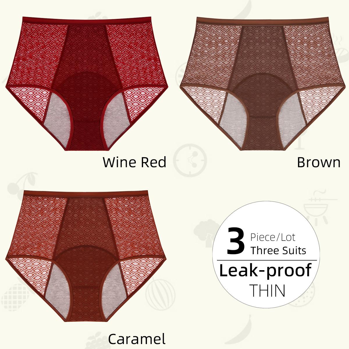 

Тонкие физиологические женские трусики с высокой талией, герметичные и дышащие, менструальное нижнее белье #KL9084 XL