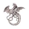 Winged Dragon Brooch Retro Colorful Dragon Brooch Pin Decorative Alloy Lapel Pin Clothes Accessory for Backpack Hats Jackets Decoration