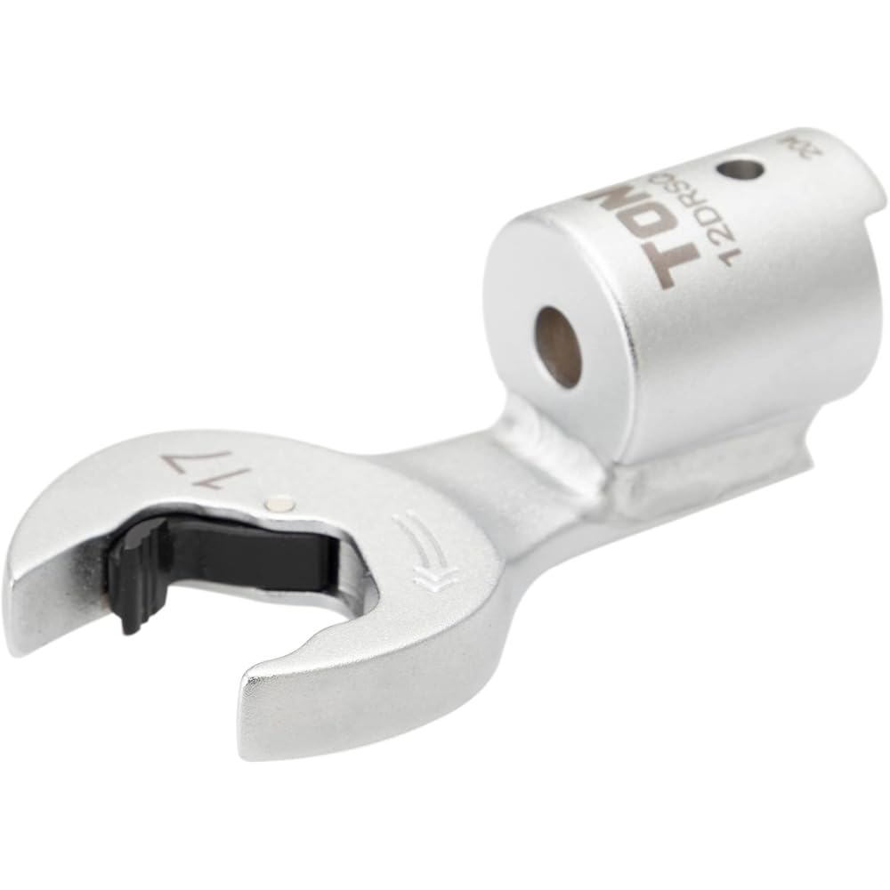 TONE Quick Socket Head for Torque Wrench 12DRSQ-17 12mm Dual-Sided 17mm Generic Tool Accessory