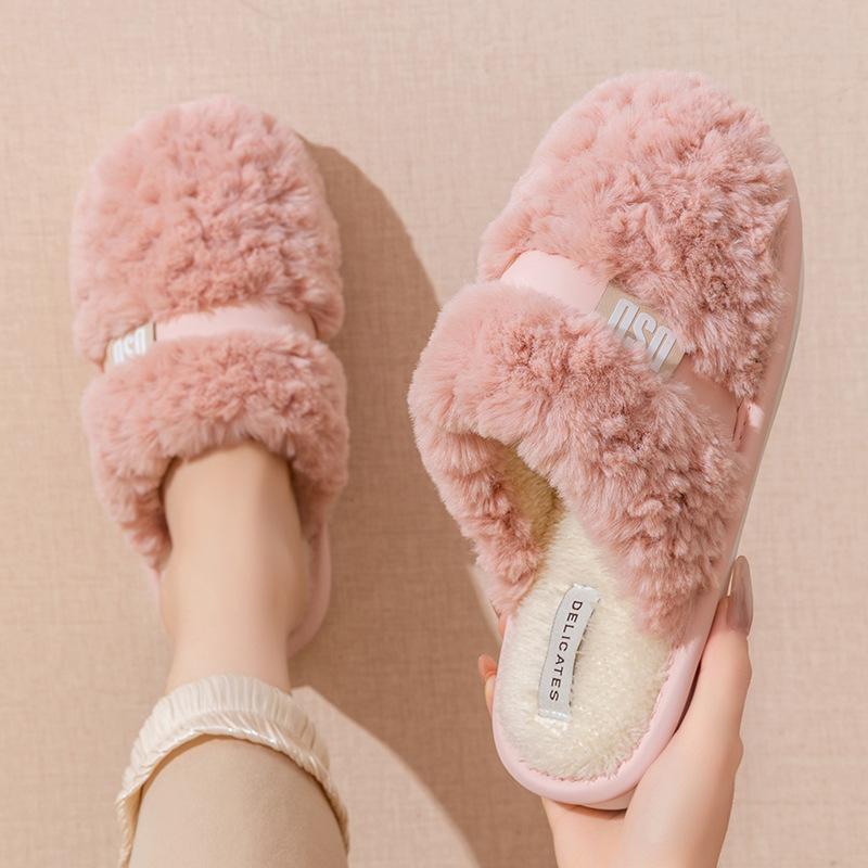 Cotton Shoes and Slippers Are Warm, Anti-slip and Suitable for Indoor Use