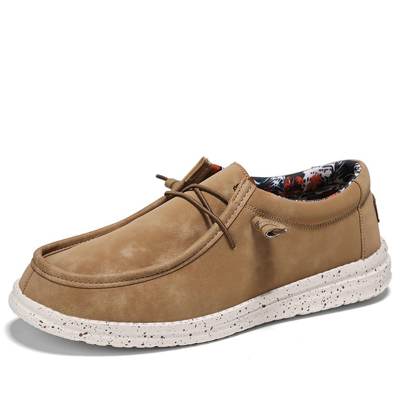 Fashion Fashion Handmade Casual Leather Shoes Spring Autumn Men's Sneakers Comfortable Driving Shoes Hot Sale Male Formal Dress Footwear