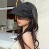 Fashion Women Empty Top Cap Summer Foldable Headband-Style Sun Hat Female Girl Outdoor Large Brim Visors