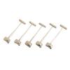 100 Pcs 0.9mm/1.5mm Sample Tile Leveling Wedges System T-Shaped Steel Needle Alignment Ceramic Positioning Construction Tools