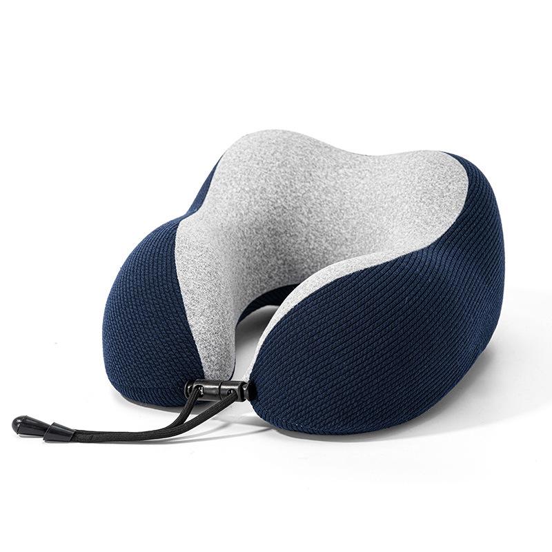 Four Seasons U-Shaped Memory Foam Neck Support Pillow for Travel and Office
